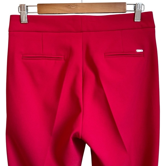 Ferrache MADE IN PORTUGAL Classic Skinny Trousers Dress Pant Women’s US 8 in Red - Picture 5 of 9
